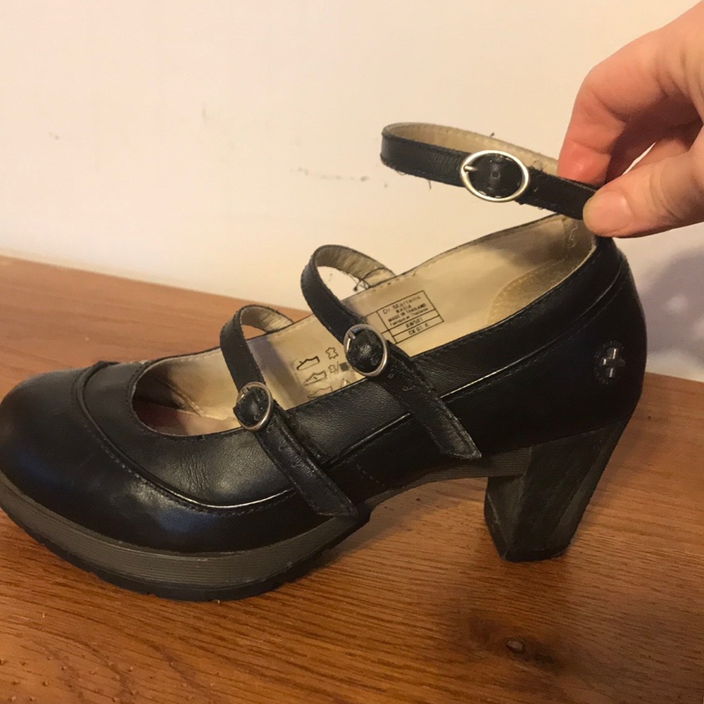 RARE Dr Martens Nadia Three Strap high heels US 9 - Picture 3 of 8